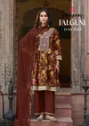 Falguni By Rangoon Cotton Print With Fancy Work Top With Bottom Dupatta Wholesalers In Delhi